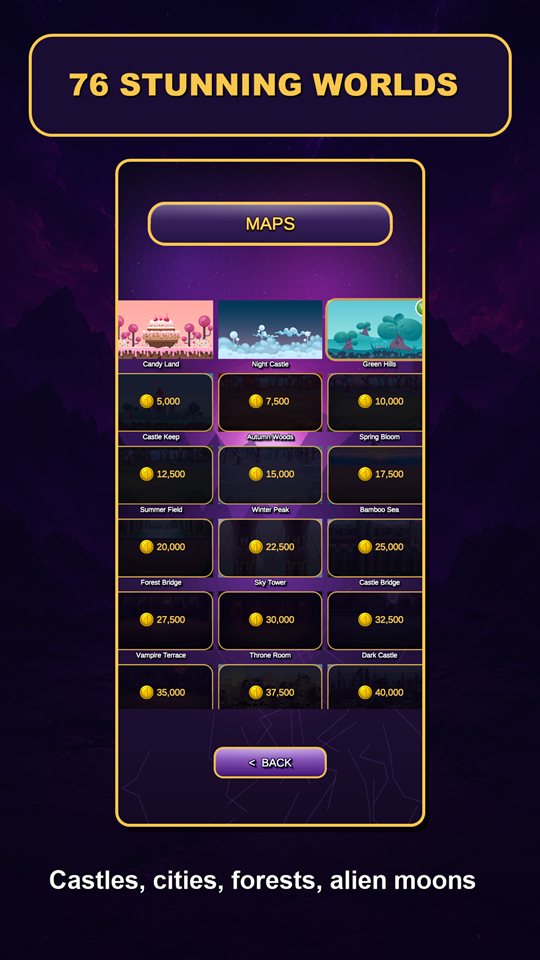 76 stunning worlds